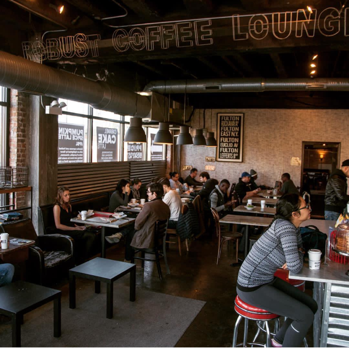 Inside Robust Coffee Lounge